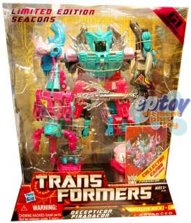 Transformers G1 Piranacon Limited Edition Seacons  