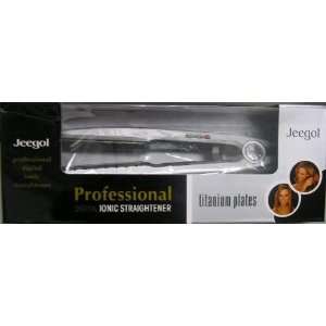   JET27 Professional Digital Ionic Straightener (Red & Silver) Beauty