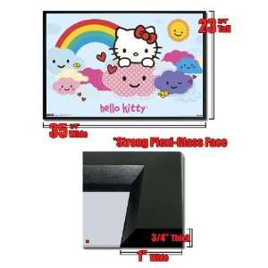  Framed Hello Kitty Clouds Poster 5479