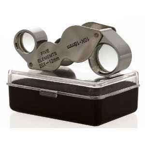  SE Jewelers Loupe  Double Power 10X & 20 X (6 Pieces 