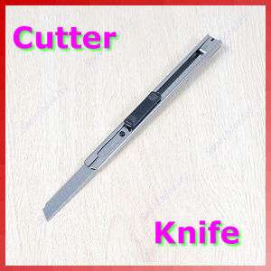   Stainless Steel Snap off Blade Pen Thin Craft Utility Cutter Knife
