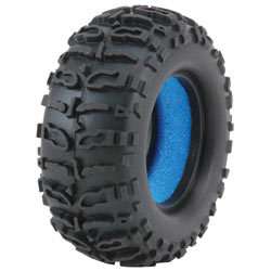 Team Losi 1.9 Mini Rock Claw Tire Blue (2)  