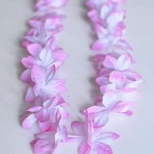  Hawaiian Small Orchid Lei  Pink (2 Count): Home & Kitchen