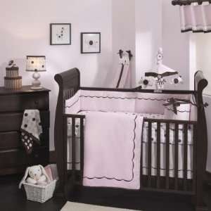  Lambs and Ivy Classic Pink Fitted Crib Sheet: Baby