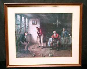 FRAMED MATTED print FRANK BENNETT the Last to Play 1920  