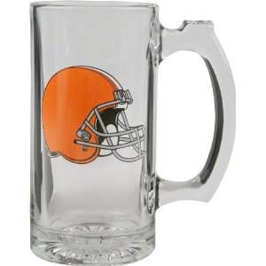    Cleveland Browns Beer Mug 3D Logo Glass Tankard