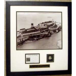   matted with a picture of The Alcatraz Rock Prison