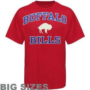 Buffalo Bills Red Heart and Soul Retro Big Sizes T shirt  