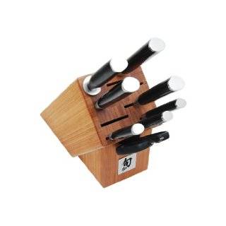  Shun Classic 6 Piece Knife Set with Bamboo Block Kitchen 