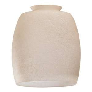  Iced Etruscan Barrel Shade for Ceiling Fan Light Kit