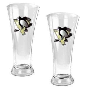   Pittsburgh Penguins Set of Two Pilsner Beer Glasses