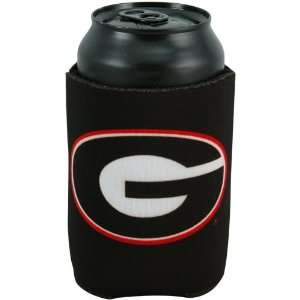  Georgia Bulldogs Black Collapsible Can Coolie