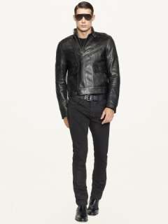 Leather Zipped Bomber   Cloth Jackets & Outerwear   RalphLauren