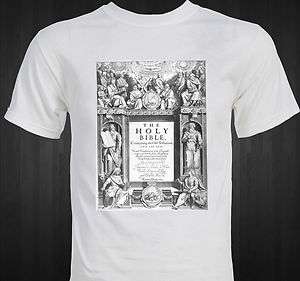King James Bible Original 1611 Title Page T shirt  