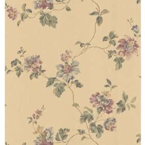 Brewster Wallcovering Jacobean Floral Trail Sidewall Wallpaper MA5086