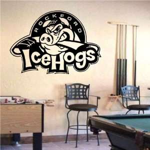   Vinyl Sticker Sports Logos Ahl rockford Icehogs (S489)