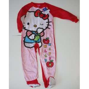    Hello Kitty Toddler 1 Piece Footed Pajama Size 3T 