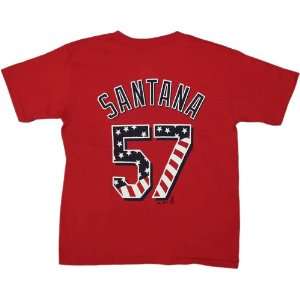   New York Mets Santana 57 S/S Jersey Style T shirt: Sports & Outdoors
