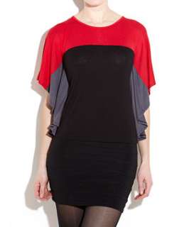 Red (Red) Te Amo Colour Block Tee  243451660  New Look