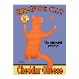  Orange Cat   Fine Limited Edition Print by Ken Bailey 