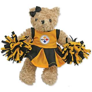 Champion Treasures Pittsburgh Steelers Cheerleader Bear   NFLShop