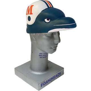 Miami Dolphins Hats Foamheads Miami Dolphins Team Mascot Hat