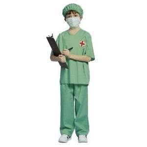   Surgeon Scrubs Child Halloween Costume Size 12 14 Large Toys & Games