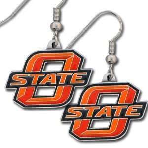    NCAA Dangling Earrings   Oklahoma State Cowboys
