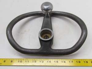 Cast Aluminum Steering Wheel 11 Wide Spinner Knob  