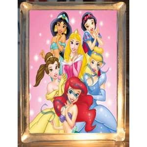  Disney Princesses #4 Decorative Glass Block Night Light 