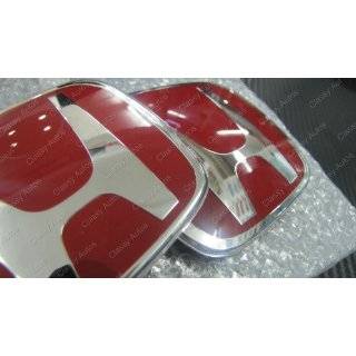  JDM HONDA Red H Front and Rear Emblem Badges 06 10 Civic 