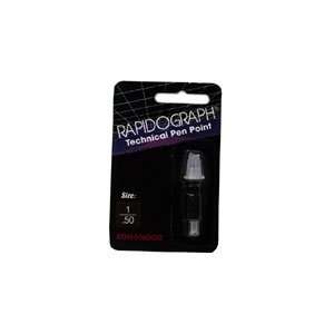  Koh I Noor Rapidograph No. 72D Replacement Points 1 0.5 mm 