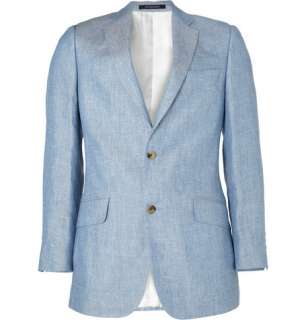  Clothing  Blazers  Single breasted  Linen and Silk 