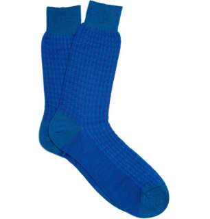    Socks  Casual socks  Merino Wool Blend Houndstooth Socks