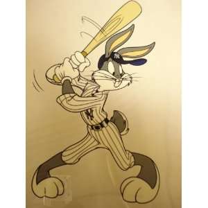  Bugs Bunny Baseball  New York Yankees Sericel Licensed 