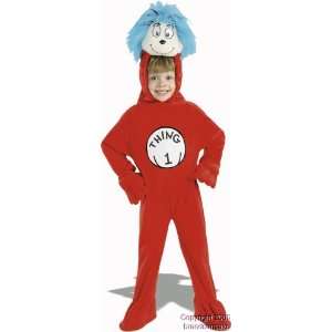 Childs Cat in the Hat Thing 1 Costume (Size:Medium 8 10 