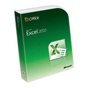  New Microsoft Excel 2010 1 Pc Complete Product Dvd Rom English Add 