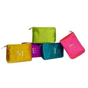   Cosmetic Bags   Dupioni Silk Cosmetic Bag