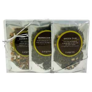 Green Teas   Loose Leaf Tea Sampler Set Grocery & Gourmet Food