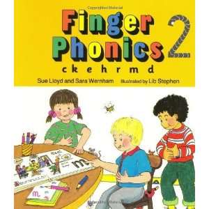  Finger Phonics Book 2: C, K, E, R, H, M, D [Board book 