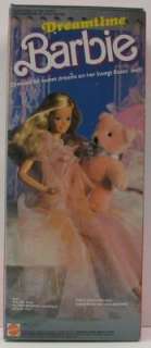 1988 DREAMTIME BARBIE ~ MIB NRFB Pink Teddy Bear #9180  