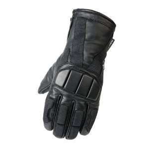  Mossi Mens Leather Snow Glove Medium Black Automotive