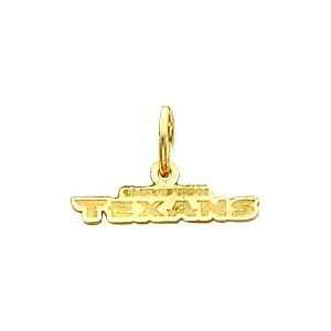  14K Gold NFL Houston Texans Charm: Jewelry