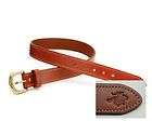 Winchester 23820 03 Leather Belt Plain Tan Size 38