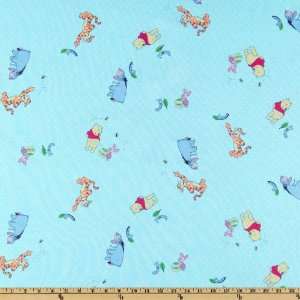   And Bees Nursery Aqua Fabric By The Yard Arts, Crafts & Sewing