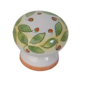   San Lorenzo Hand painted Ceramic Knob, Ceramic: Home Improvement