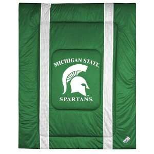  Michigan State Spartans Queen/Full Size Sideline Comforter 