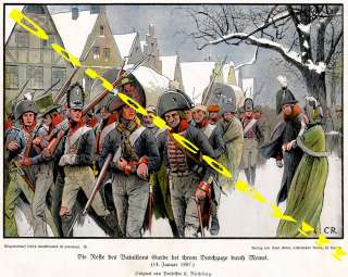 Röchling Freiheitskriege Armee Preußen Garde Memel 1807  