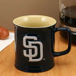  San Diego Padres Navy Blue 11oz. Ceramic Sculpted Mug 