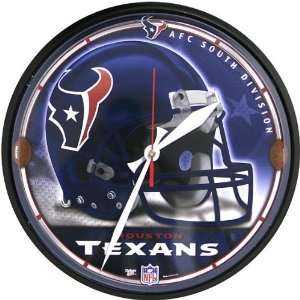  Houston Texans   Helmet Clock NFL Pro Football